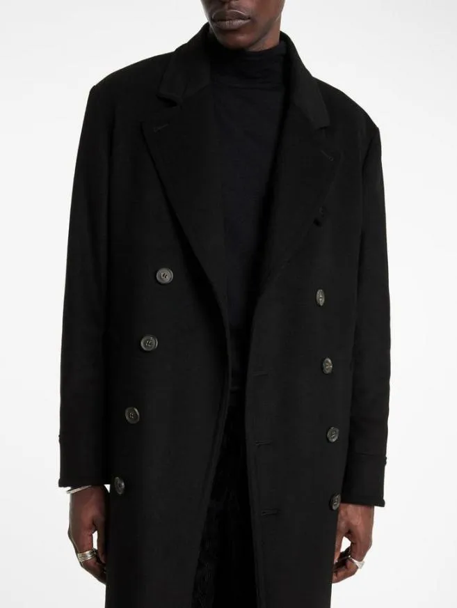 Men John Varvatos Coats And Jackets Terry Coat Black