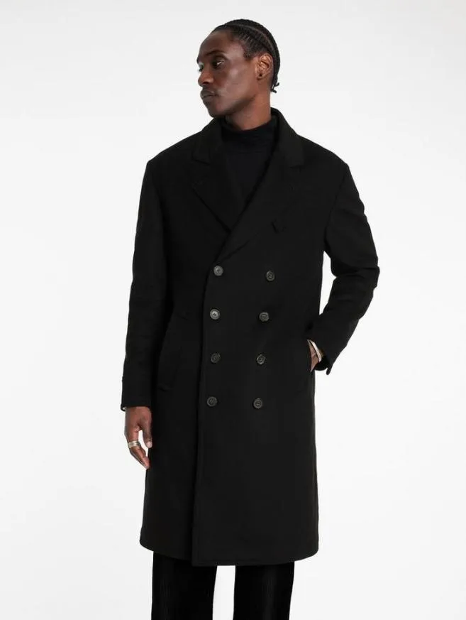 Men John Varvatos Coats And Jackets Terry Coat Black