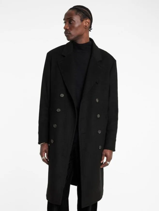 Men John Varvatos Coats And Jackets Terry Coat Black