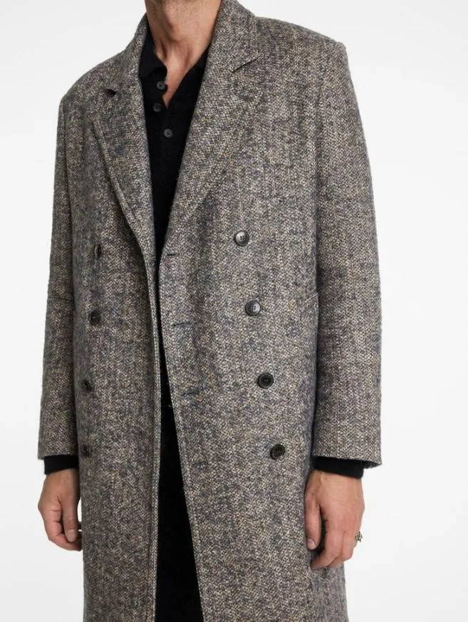 Men John Varvatos Coats And Jackets Terry Coat Powder Blue