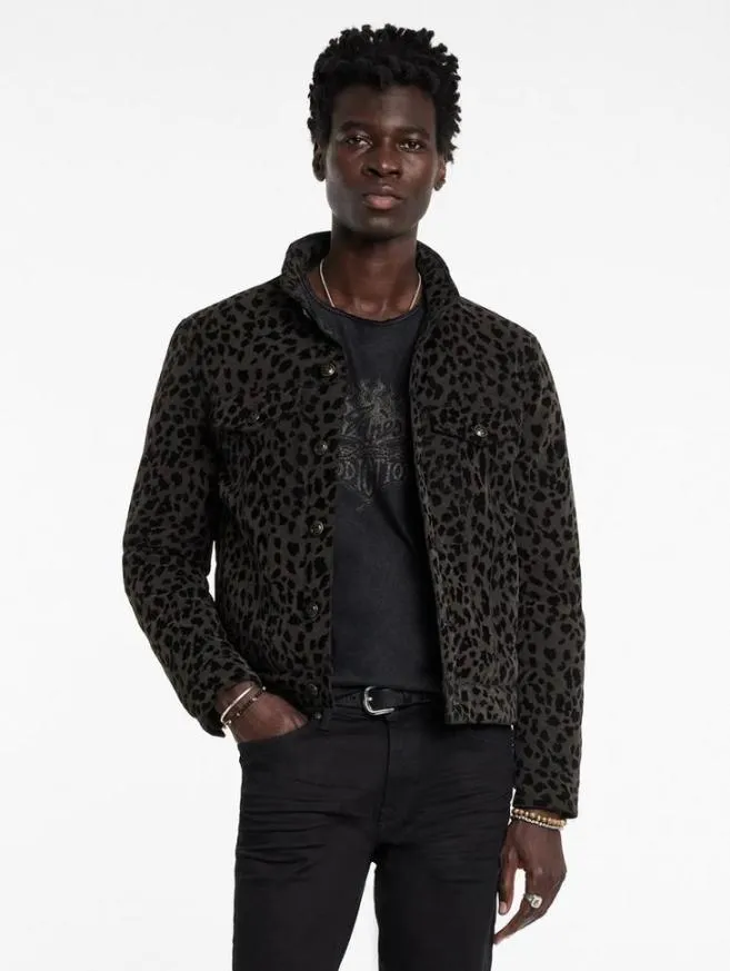 Men John Varvatos Coats And Jackets Tobi Trucker Black