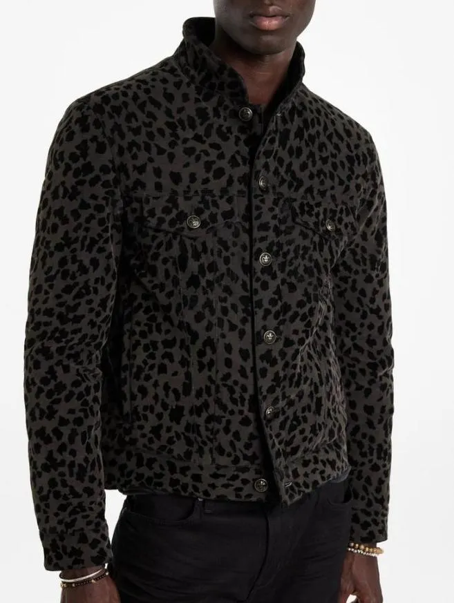 Men John Varvatos Coats And Jackets Tobi Trucker Black