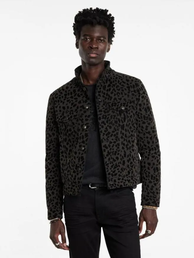 Men John Varvatos Coats And Jackets Tobi Trucker Black
