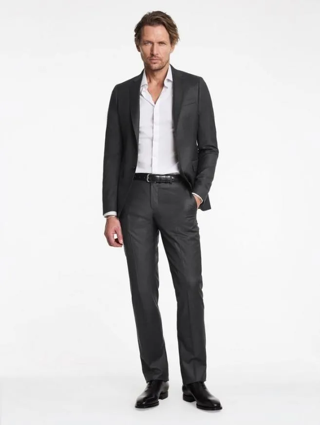 Men John Varvatos Dress Pants Austin Dress Pants Carbon Grey