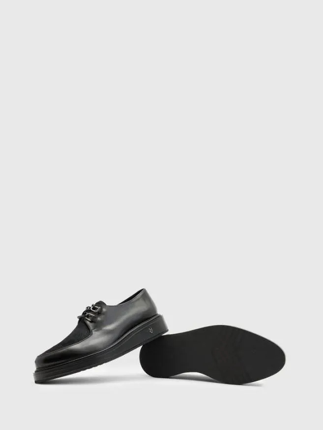 Men John Varvatos Dress Shoes and Loafers Von Creeper Derby Black