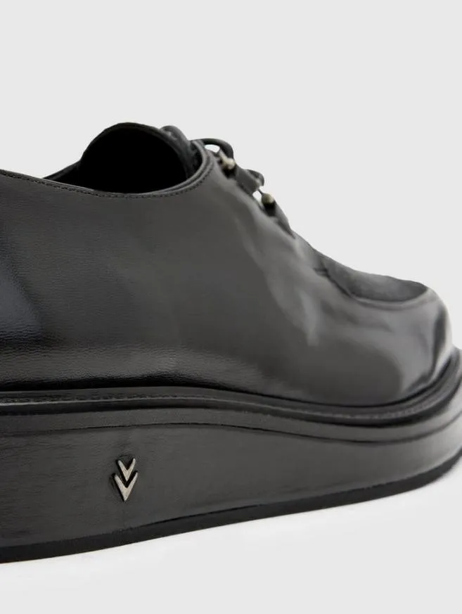 Men John Varvatos Dress Shoes and Loafers Von Creeper Derby Black
