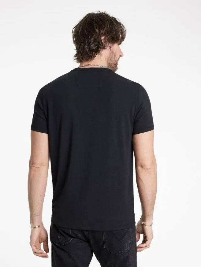 Men John Varvatos Graphic Tees Elements Peace Tee Black