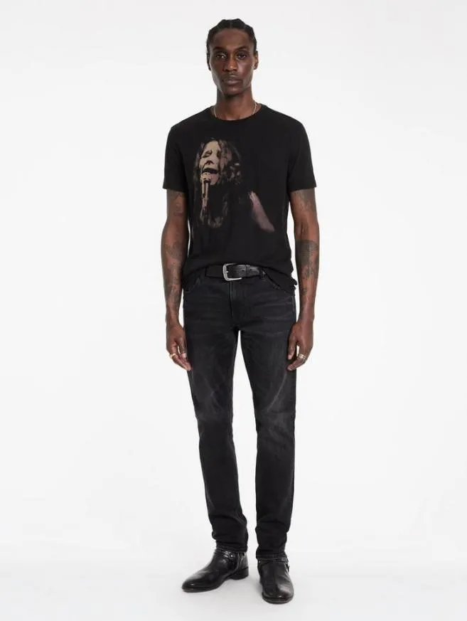 Men John Varvatos Graphic Tees Janis Joplin Tee Black