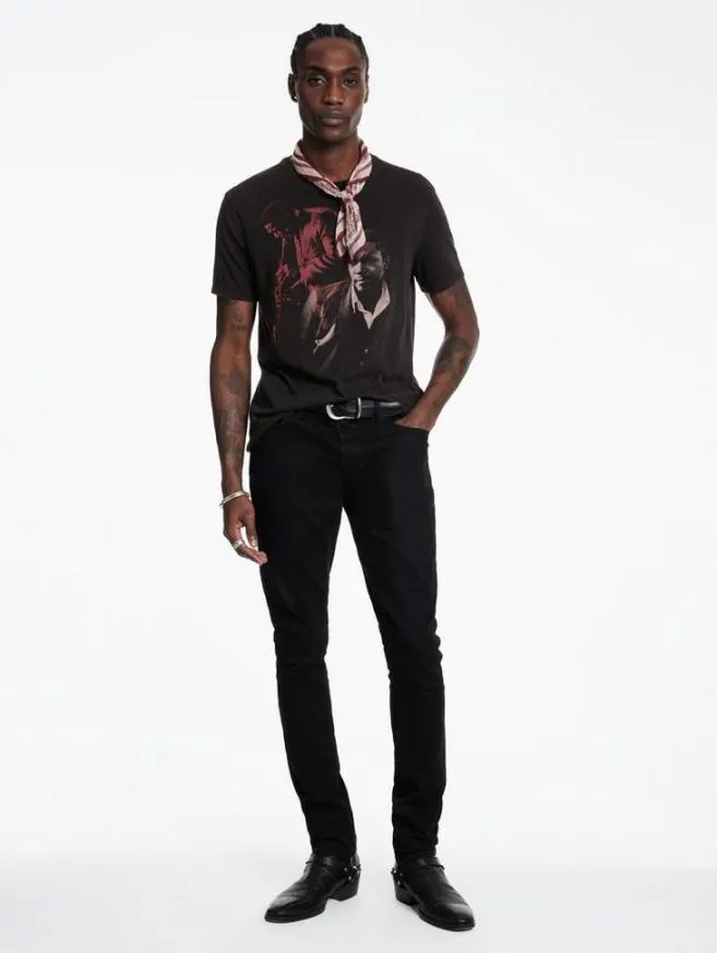 Men John Varvatos Graphic Tees John Coltrane Tee Black