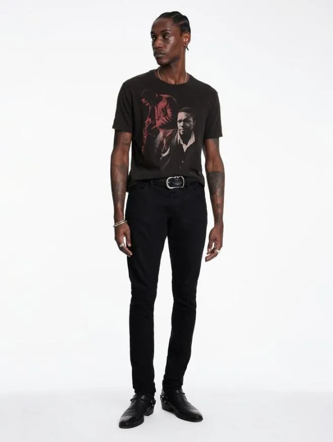 Men John Varvatos Graphic Tees John Coltrane Tee Black