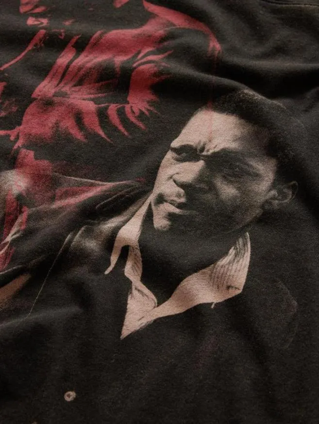Men John Varvatos Graphic Tees John Coltrane Tee Black