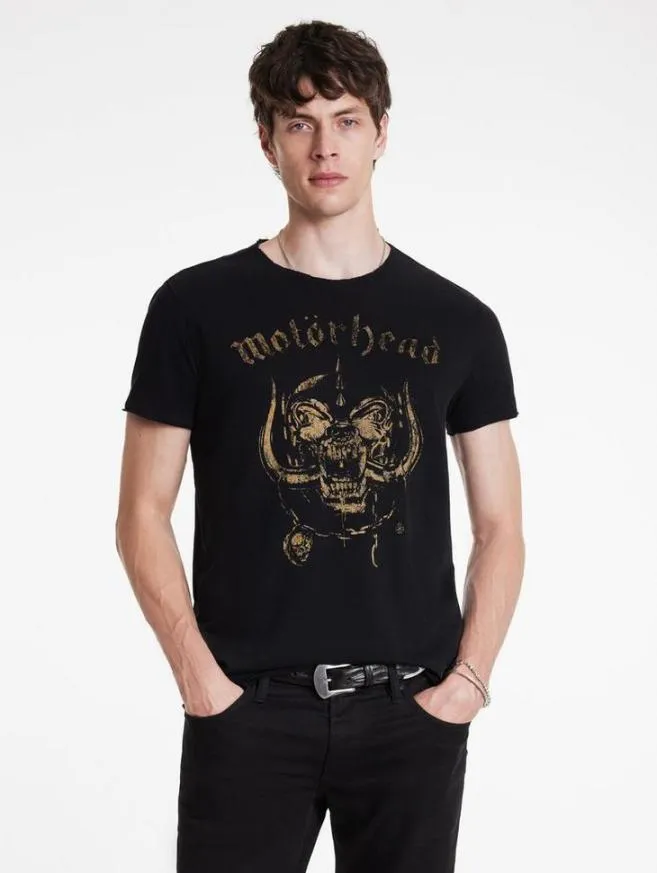 Men John Varvatos Graphic Tees Motorhead Tee Black