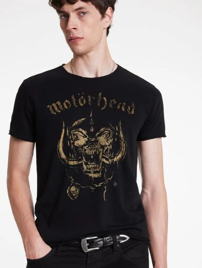 Men John Varvatos Graphic Tees Motorhead Tee Black