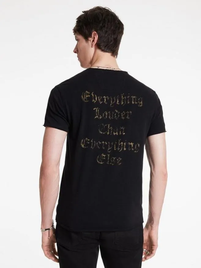 Men John Varvatos Graphic Tees Motorhead Tee Black