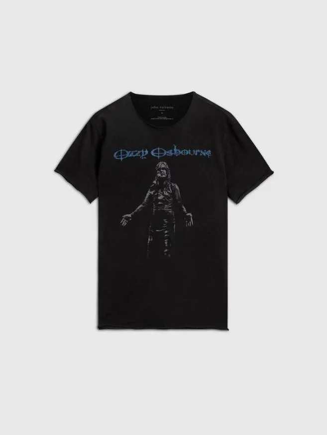 Men John Varvatos Graphic Tees Ozzy Osbourne Tee Black
