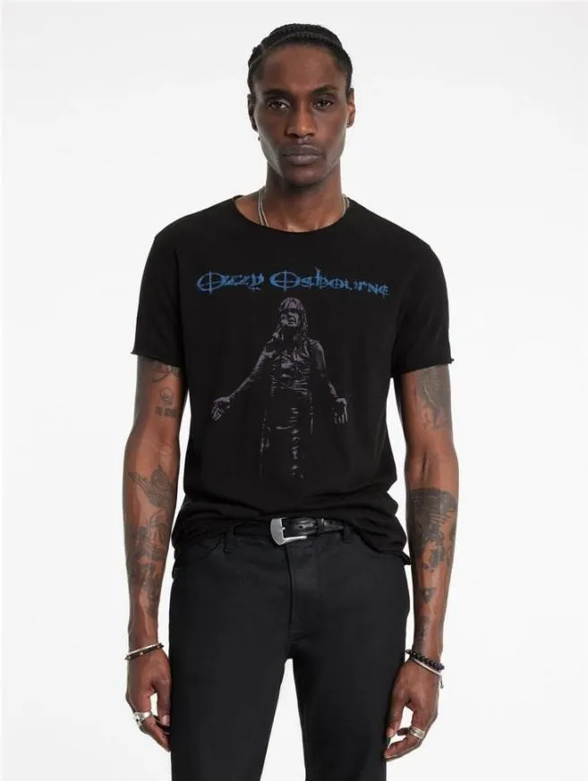 Men John Varvatos Graphic Tees Ozzy Osbourne Tee Black