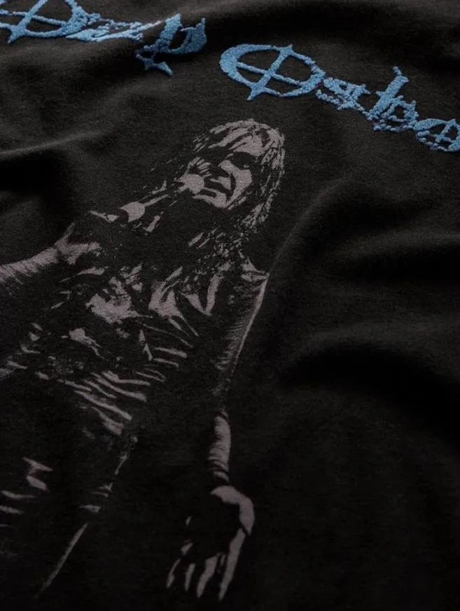 Men John Varvatos Graphic Tees Ozzy Osbourne Tee Black