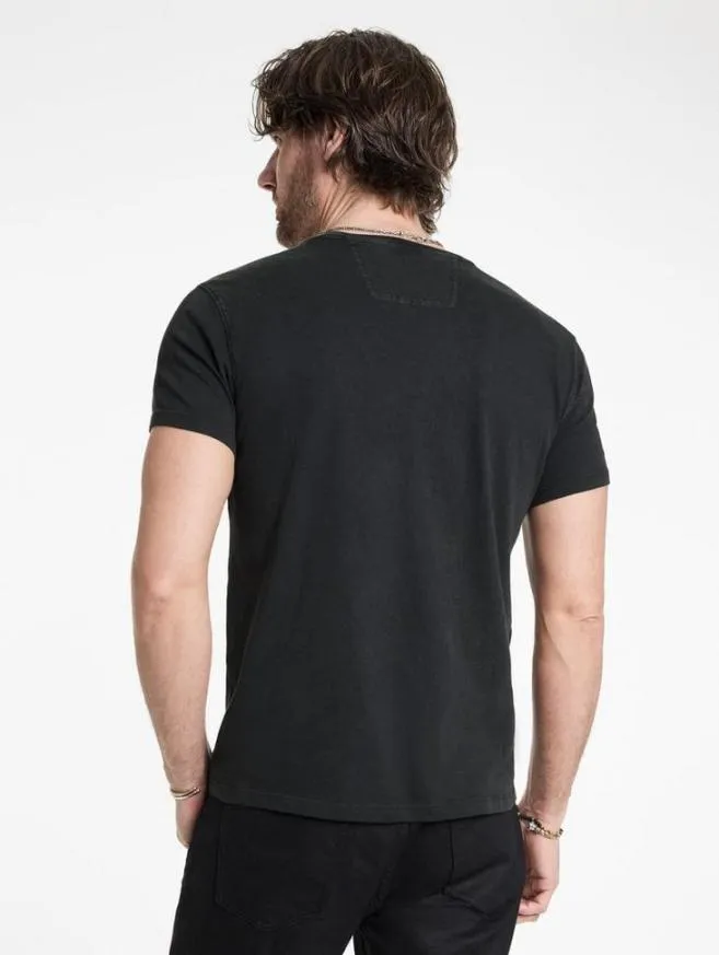 Men John Varvatos Graphic Tees Peace Tee Charcoal