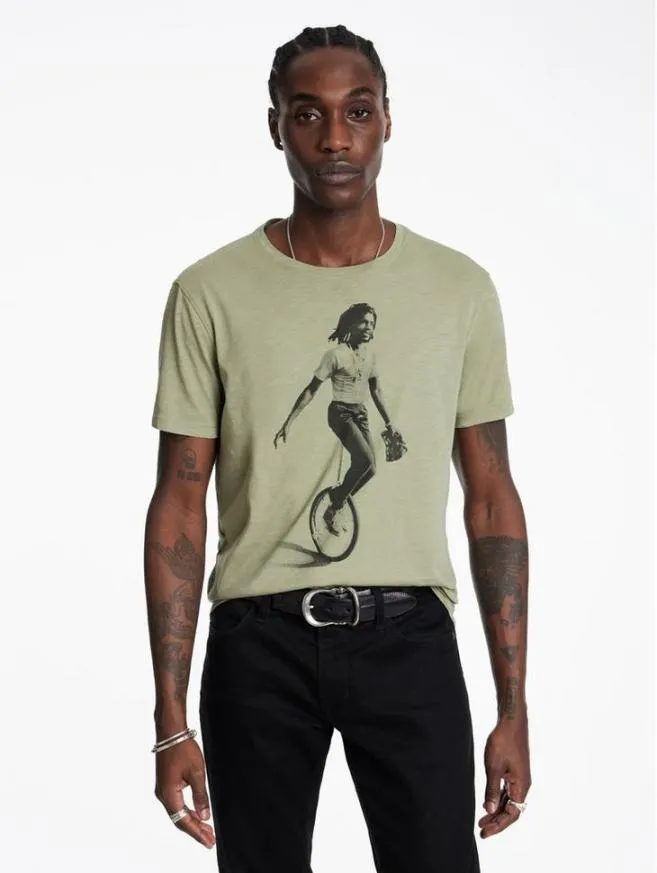 Men John Varvatos Graphic Tees Peter Tosh Tee Sage Brush