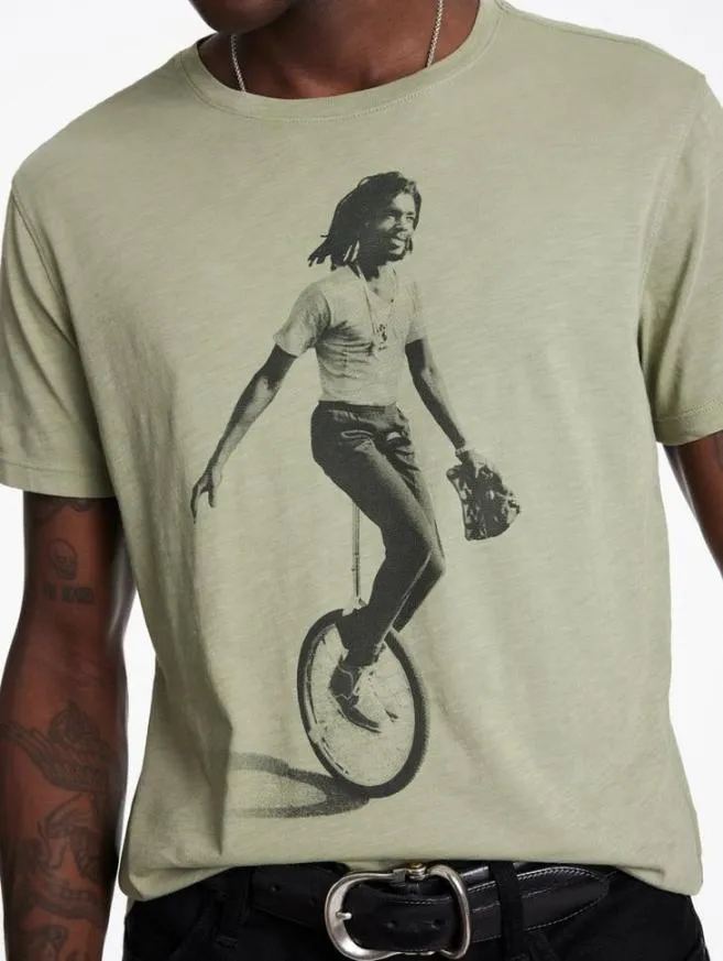 Men John Varvatos Graphic Tees Peter Tosh Tee Sage Brush
