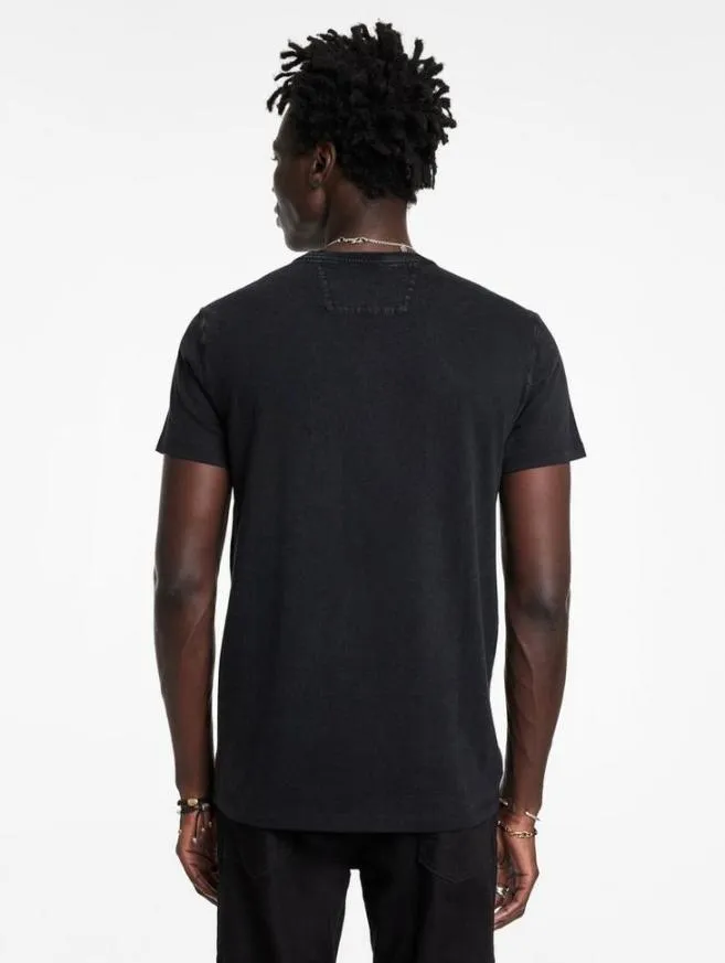 Men John Varvatos Graphic Tees Snake And Dagger Tee Black
