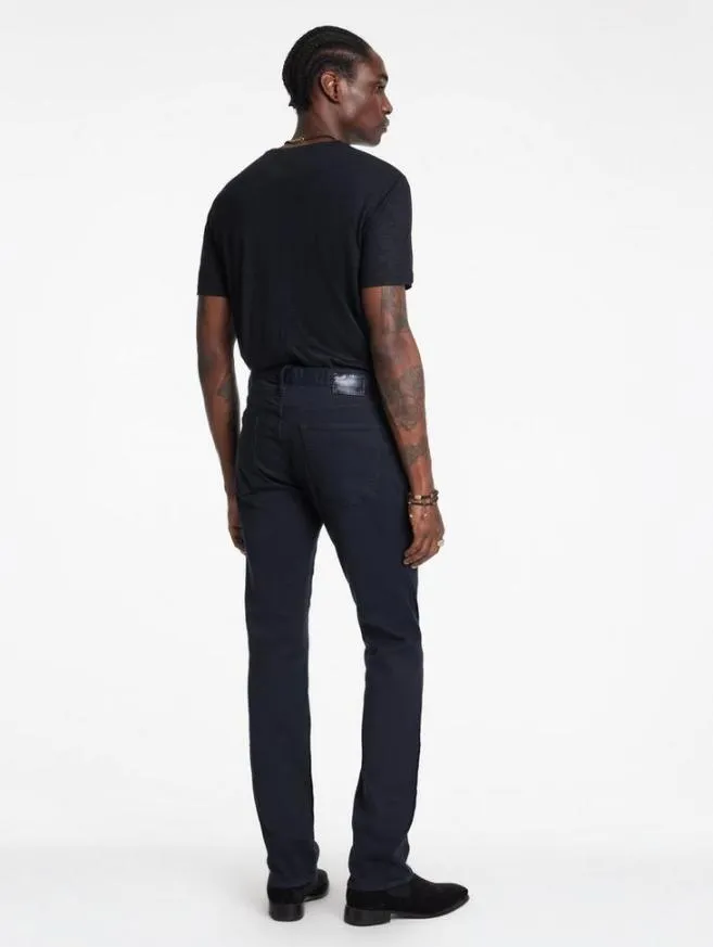 Men John Varvatos Jeans J701 8211 Black Weft Eclipse