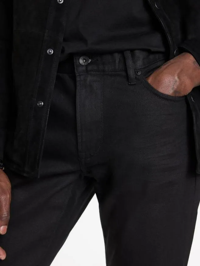 Men John Varvatos Jeans J701 8211 Coated Black