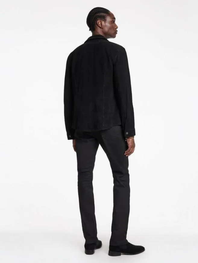 Men John Varvatos Jeans J701 8211 Coated Black