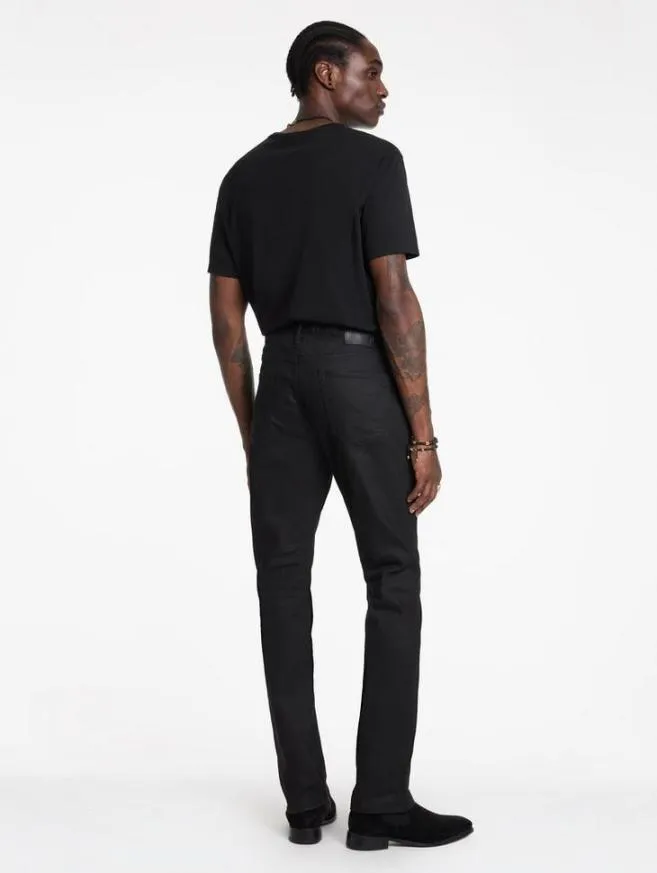 Men John Varvatos Jeans J701 8211 Coated Black