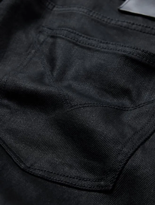 Men John Varvatos Jeans J701 8211 Coated Black