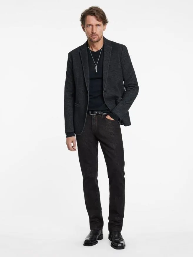 Men John Varvatos Jeans J701 8211 Regular Fit Chocolate