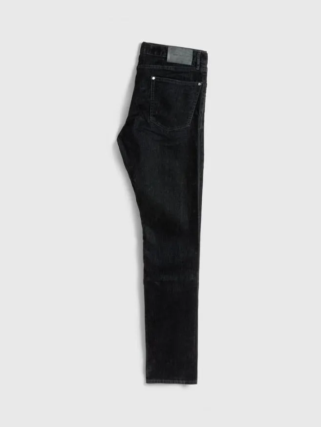 Men John Varvatos Jeans J702 8211 Flocked Denim Black