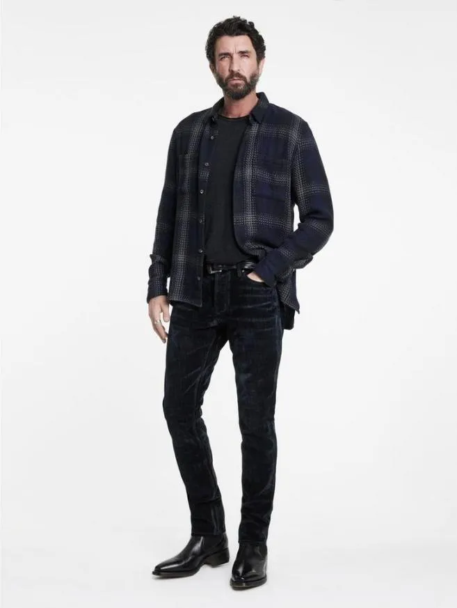 Men John Varvatos Jeans J702 8211 Slim Fit Ink