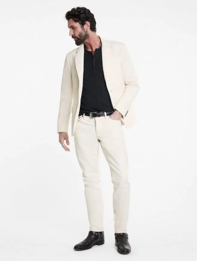 Men John Varvatos Jeans J702 8211 Slim Fit Linen