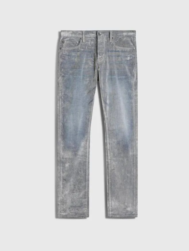Men John Varvatos Jeans J702 8211 Slim Fit Smoked Pearl Grey