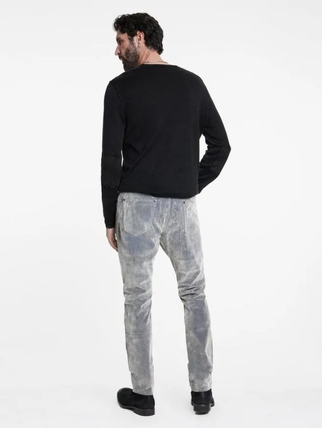 Men John Varvatos Jeans J702 8211 Slim Fit Smoked Pearl Grey