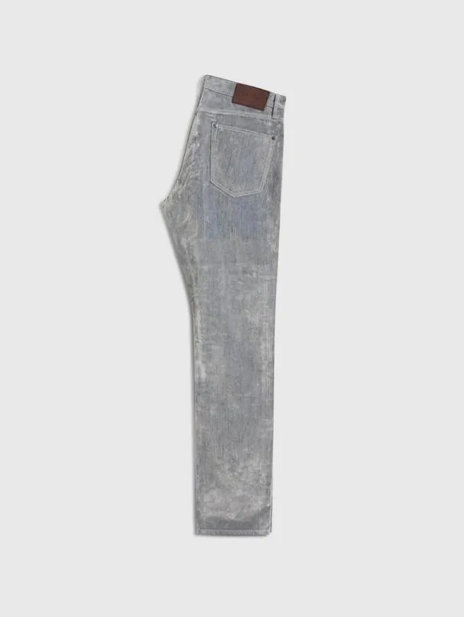 Men John Varvatos Jeans J702 8211 Slim Fit Smoked Pearl Grey