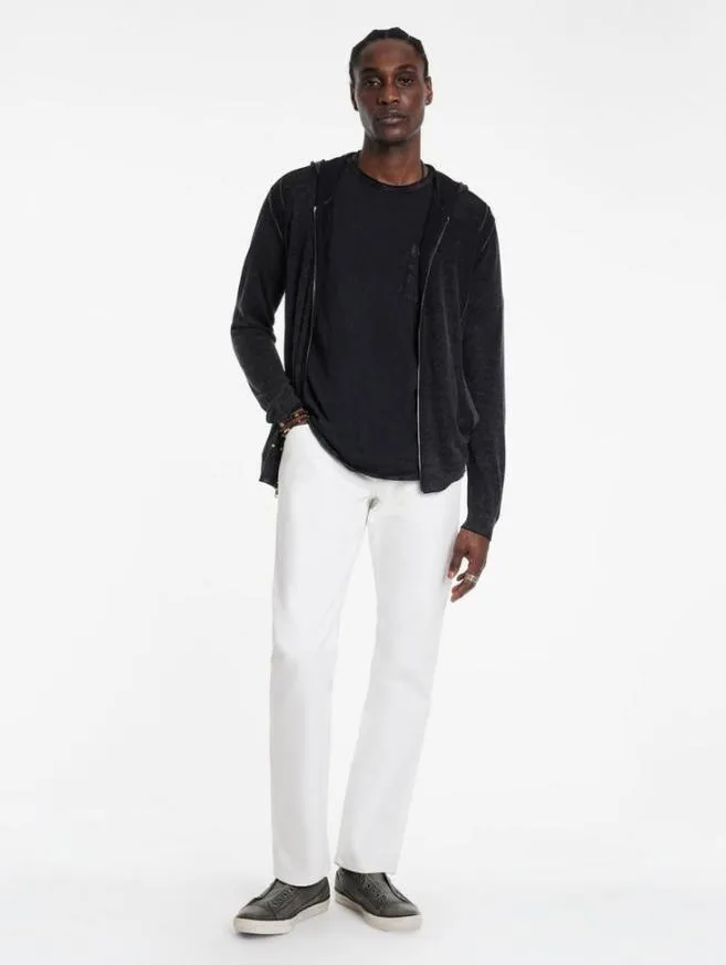 Men John Varvatos Jeans J703 8211 Deacon Wash White