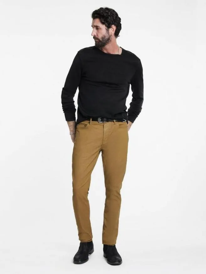 Men John Varvatos Jeans J704 8211 Tapered Fit Jute