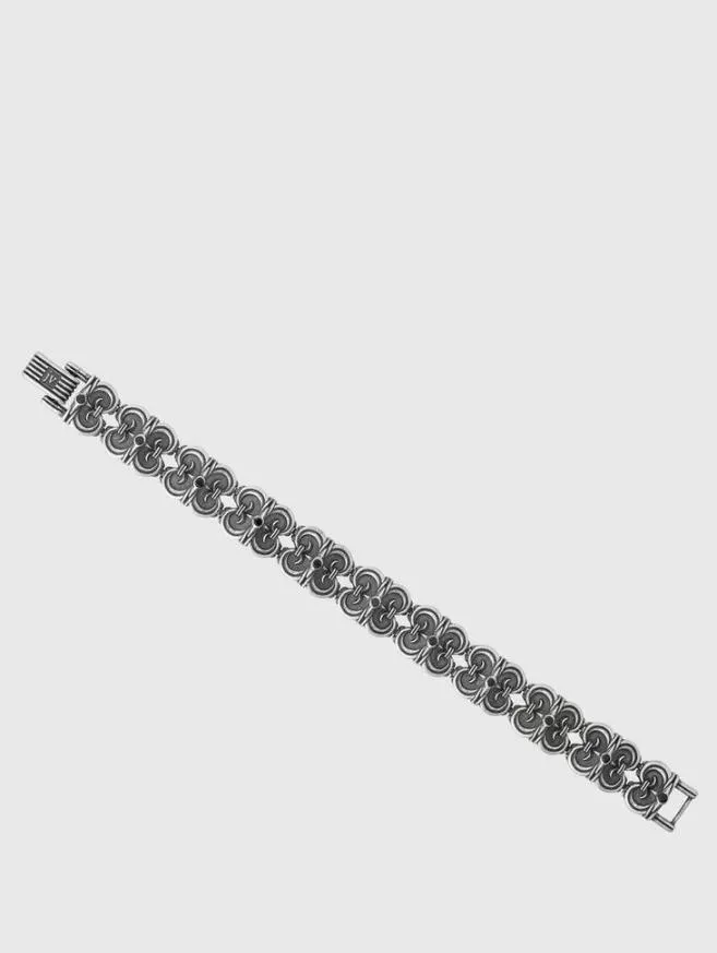 Men John Varvatos Jewelry All Around Bracelet Silver