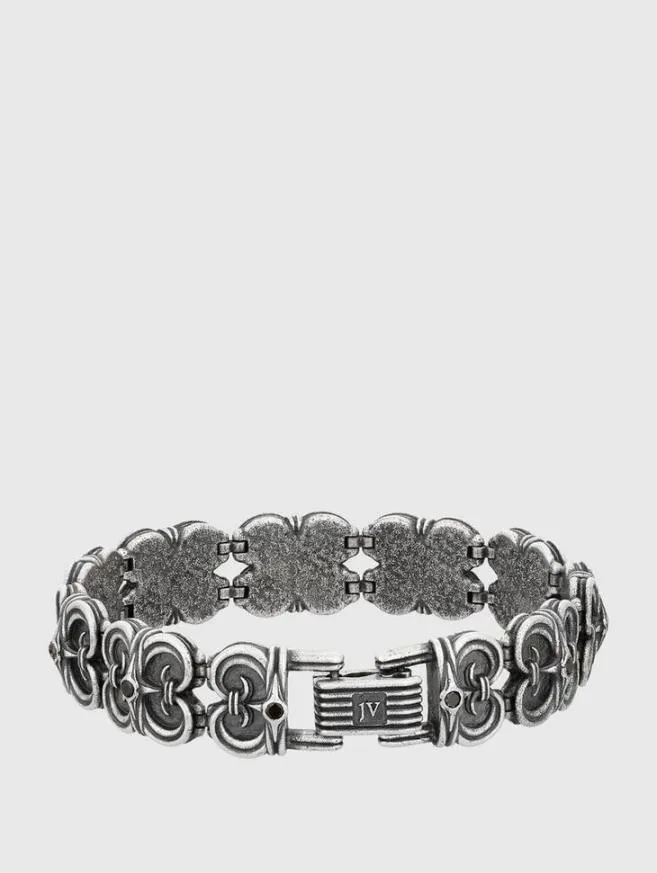 Men John Varvatos Jewelry All Around Bracelet Silver