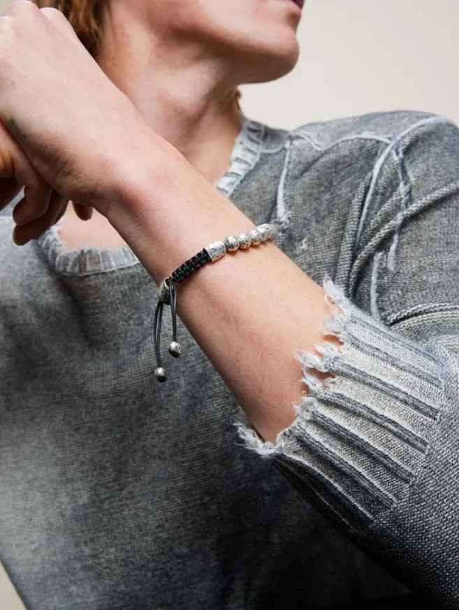 Men John Varvatos Jewelry Artisanal Silver Bracelet Silver