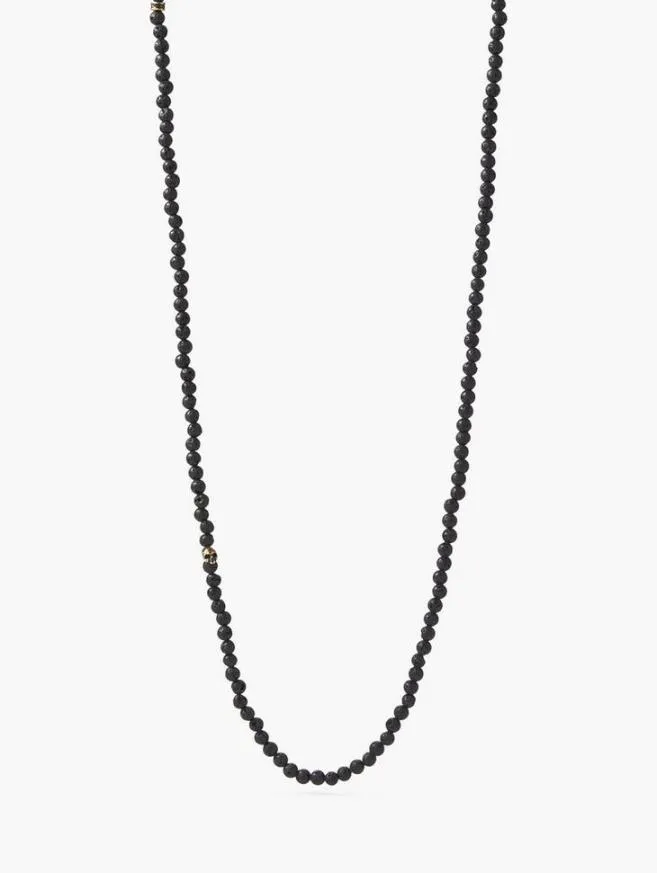 Men John Varvatos Jewelry Beaded Necklace Brume Blk