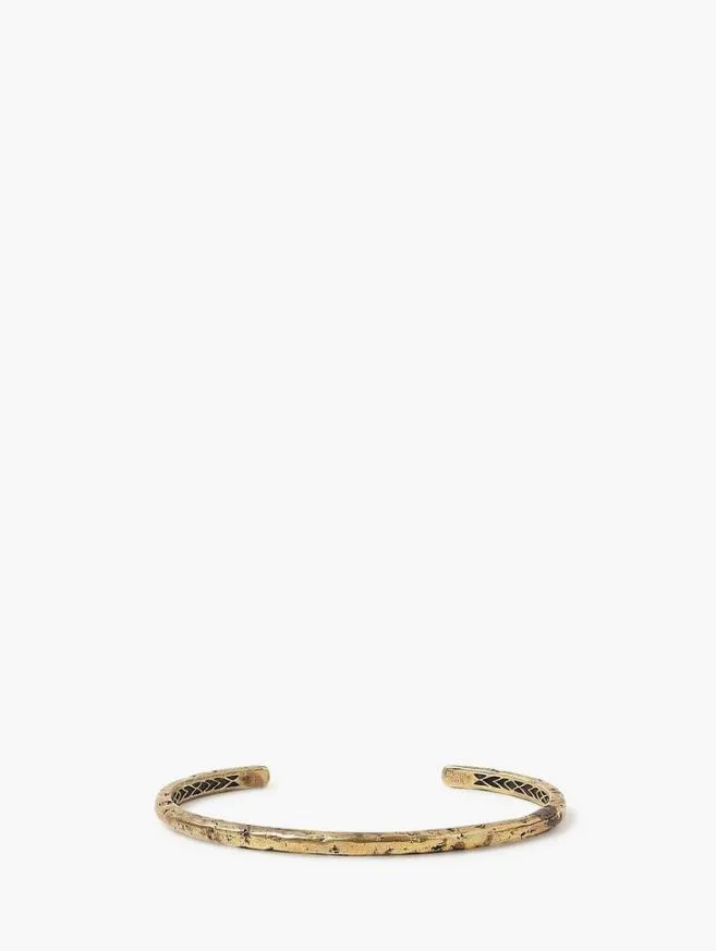 Men John Varvatos Jewelry Brass Distressed Cuff Brass