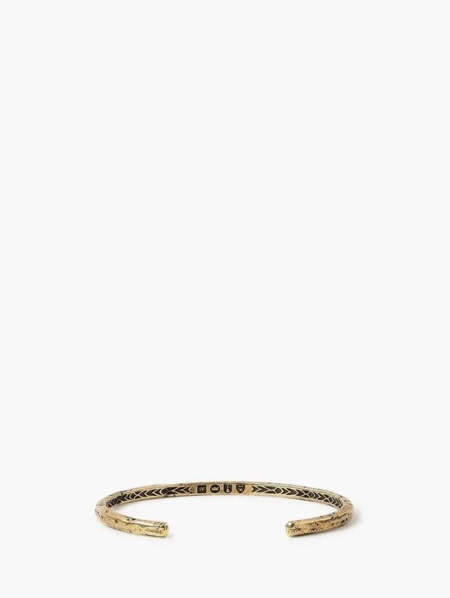 Men John Varvatos Jewelry Brass Distressed Cuff Brass