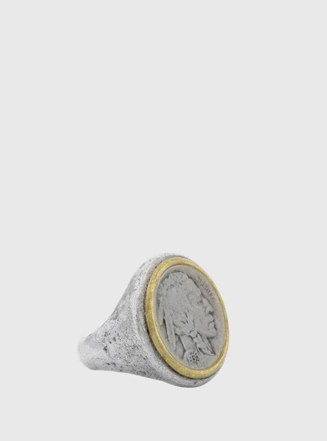 Men John Varvatos Jewelry Coin Ring No Color Men John Varvatos Jewelry Coin Ring No Color