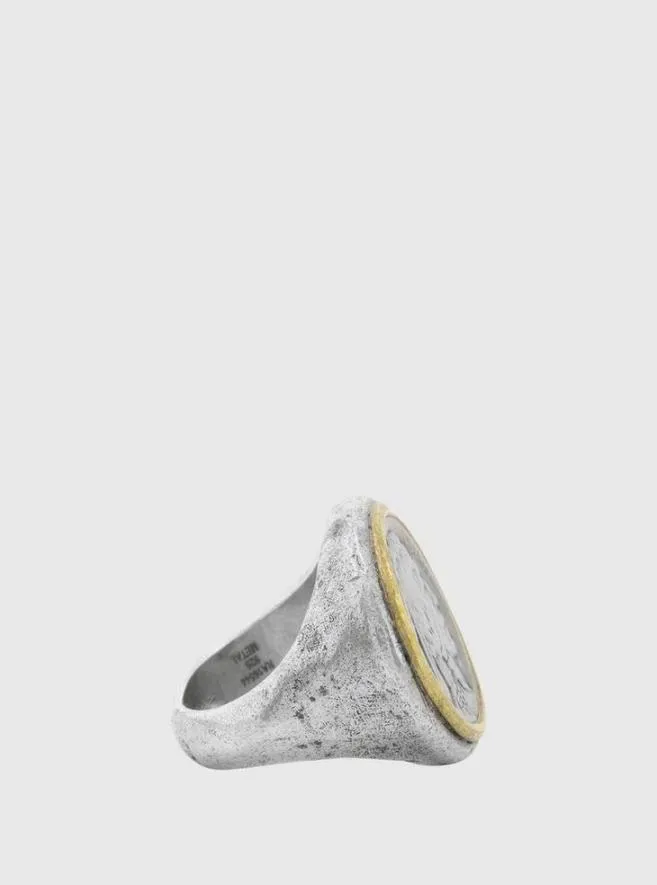 Men John Varvatos Jewelry Coin Ring No Color Men John Varvatos Jewelry Coin Ring No Color