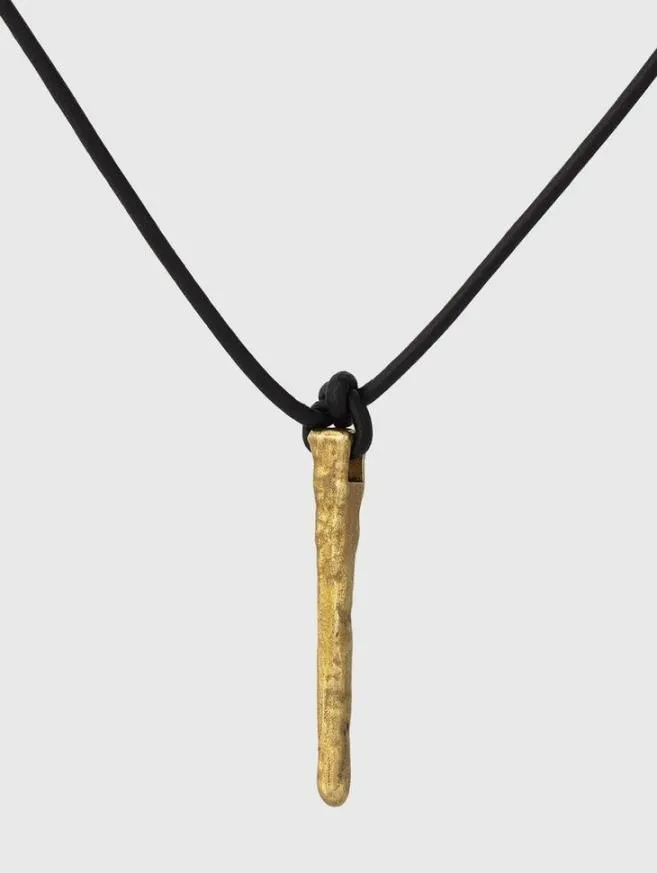 Men John Varvatos Jewelry Nails Brass Necklace No Color