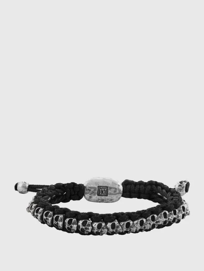 Men John Varvatos Jewelry Skull Bracelet No Color