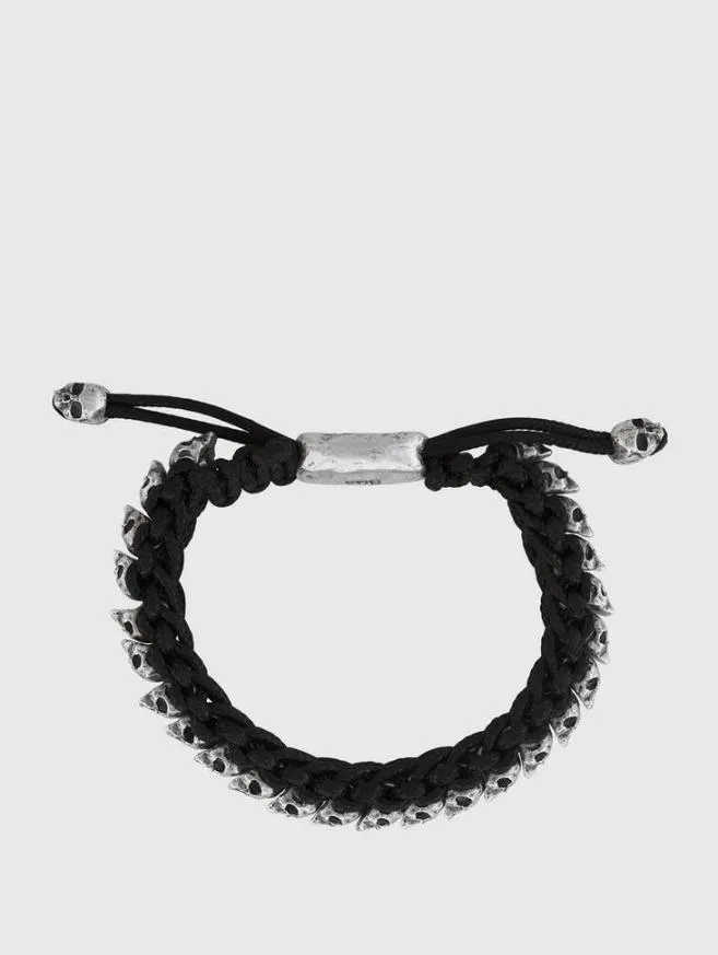 Men John Varvatos Jewelry Skull Bracelet No Color